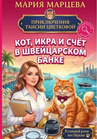 Мария Марцева. Приключения Таисии Цветковой. Кот, икра и счёт в швейцарском банке