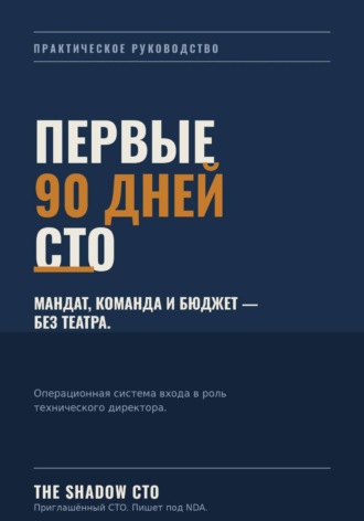 THE 90-DAY CTO PLAYBOOK. The Shadow CTO