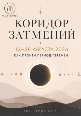 Екатерина Вега. Коридор затмений 12–28 августа 2026. Как пройти период перемен.