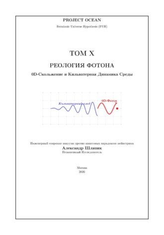 Alexander Shlyapik. Вселенная как Океан. Часть X: РЕОЛОГИЯ ФОТОНА: 0D-СКОЛЬЖЕНИЕ И КИЛЬВАТЕРНАЯ ДИНАМИКА СРЕДЫ