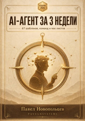 AI-агенты за 3 недели 67 шаблонов, команд и чек-листов для надёжного исполнителя.. Павел Новопольцев