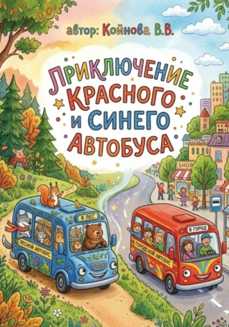 Приключение красного и синего автобуса. Виктория Койнова