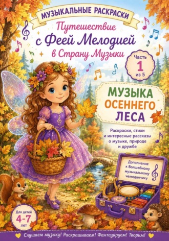 Альбина Тарасова. Музыкальные раскраски. Путешествие с Феей Мелодией в Страну Музыки