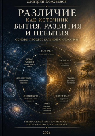 Дмитрий Владимирович Кожеванов. Различие как источник бытия, развития и небытия. Основы процессуальной философии