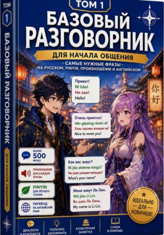 Русско-китайско-английский разговорник Том 1. 