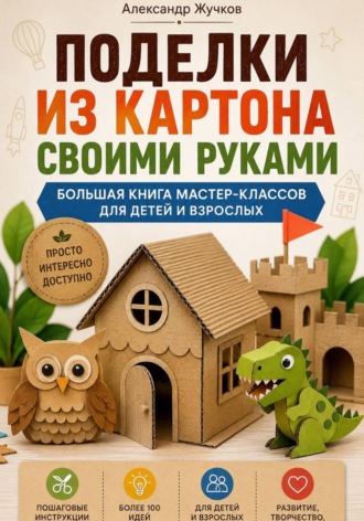 Поделки из картона своими руками. Большая книга мастер-классов для детей и взрослых. 