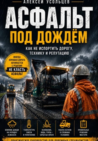 Асфальт под дождём : как не испортить дорогу , технику и репутацию. Алексей Усольцев