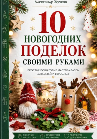 10 новогодних поделок своими руками. Простые пошаговые мастер-классы для детей и взрослых. 