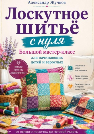 Лоскутное шитьё с нуля. Большой мастер-класс для начинающих детей и взрослых. 