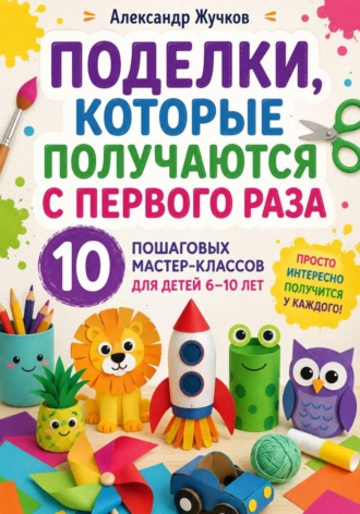 Поделки, которые получаются с первого раза. 10 пошаговых мастер-классов для детей 6–10 лет. 
