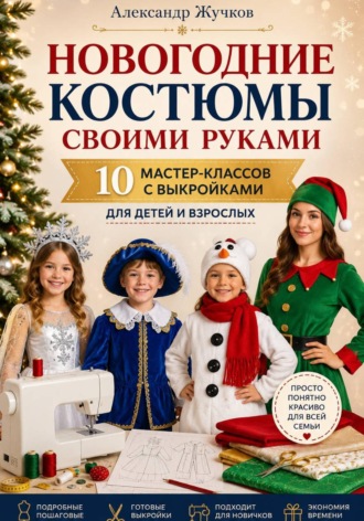 Новогодние костюмы своими руками. 10 мастер-классов с выкройками для детей и взрослых. Александр Жучков