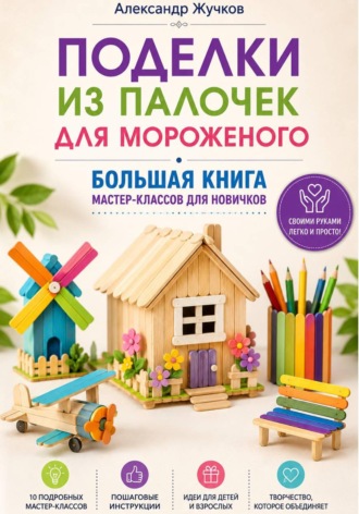 Александр Жучков. Поделки из палочек для мороженого. Большая книга мастер-классов для новичков