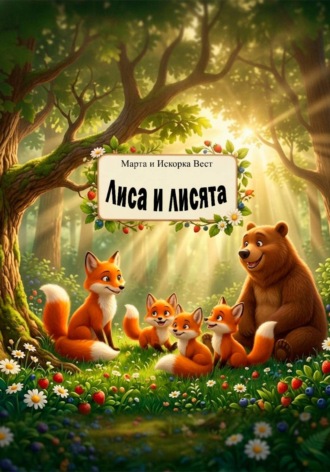 Искорка Вест. Лиса и лисята