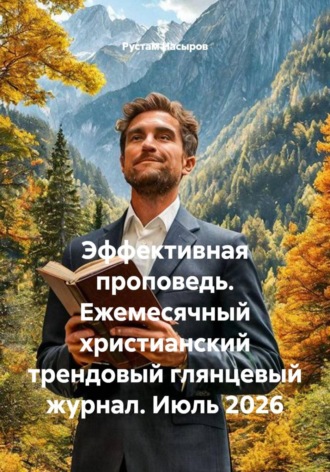 Рустам Хрматуллович Насыров. Эффективная проповедь. Ежемесячный христианский трендовый глянцевый журнал. Июль 2026
