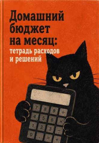 Домашний бюджет на месяц: тетрадь расходов и решений. Мария Вересова