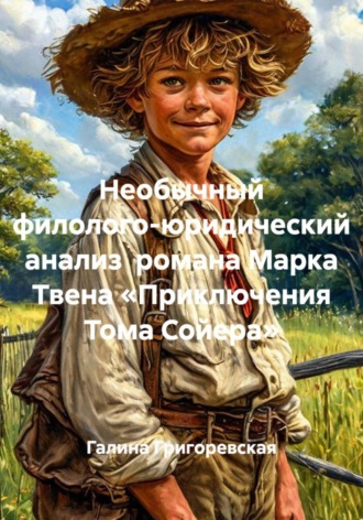 Галина Григоревская. Необычный филолого-юридический анализ  романа Марка Твена «Приключения Тома Сойера»