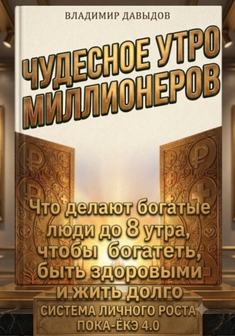 Владимир Давыдов. Чудесное утро миллионеров. Что делают богатые люди до 8 утра, чтобы богатеть, быть здоровыми и жить долго. Система личного роста Пока-ёкэ 4.0