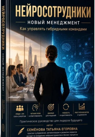 Нейросотрудники. Новый менеджмент. Как управлять гибридными командами.. Татьяна Семёнова