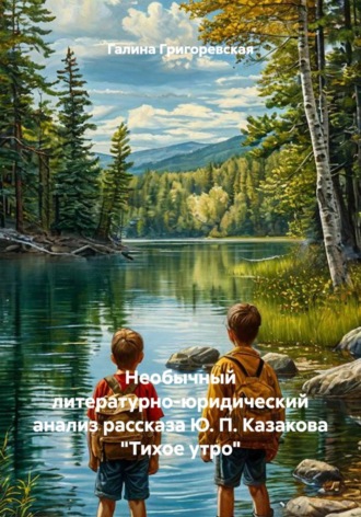 Галина Григоревская. Необычный литературно-юридический анализ рассказа Ю. П. Казакова 