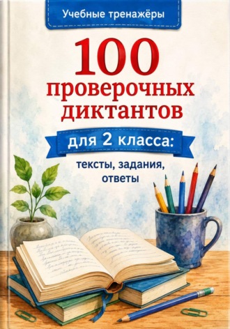 Анна Лебедева. 100 проверочных диктантов для 2 класса: тексты, задания, ответы