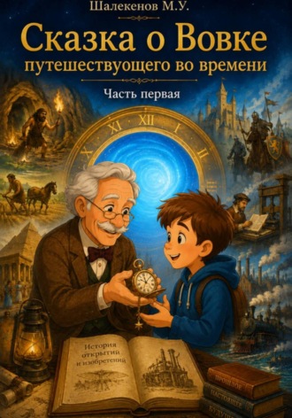 Сказка о Вовке путешествующего во времени. История открытий и изобретений. Часть 1. Мурат Шалекенов