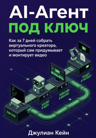 Джулиан Кейн. AI-агент под ключ. Как за 7 дней собрать виртуального креатора, который сам придумывает и монтирует видео