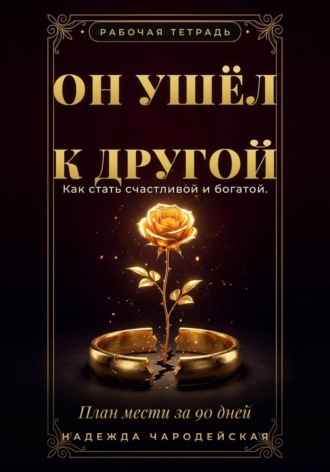Он ушёл к другой. Как стать счастливой и богатой. План мести за 90 дней. Надежда Чародейская