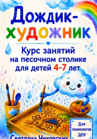 Светлана Чеховских. Дождик-художник. Курс занятий на песочном столике для детей 4-7 лет