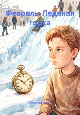 Февраль. Ледяная горка. Александр Штелп
