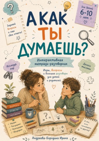А как ты думаешь? Интерактивная тетрадь-разговорник для детей 6–10 лет. 