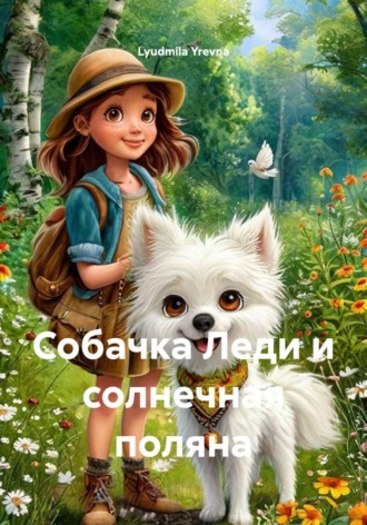 Собачка Леди и солнечная поляна. 