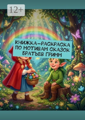 Книжка-раскраска по мотивам сказок братьев Гримм. 
