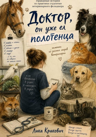 Доктор, он уже ел полотенца. 