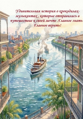 Удивительная история о крокодилах-музыкантах , которые отправились к своей мечте на плоту. Главное верить ! Главное знать !. Надин Абрикосова