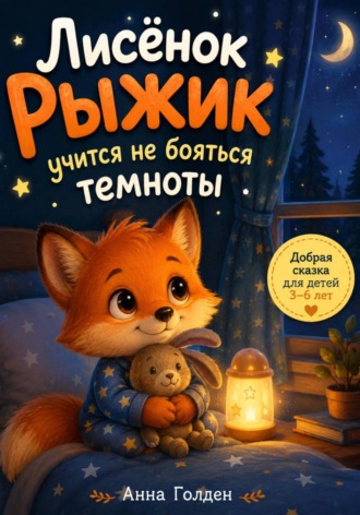 Лисёнок Рыжик учится не бояться темноты. Анна Голден