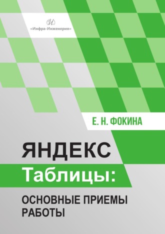 Яндекс Таблицы. Основные приемы работы. Елена Фокина