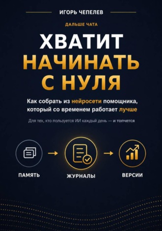 Хватит начинать с нуля. Как собрать из нейросети помощника, который со временем работает лучше. Игорь Чепелев