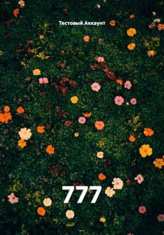 777. Тестовый Аккаунт