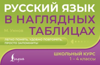 Максим Умнов. Русский язык в наглядных таблицах. Школьный курс. 1–4 классы