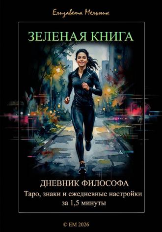 Елизавета Мельник. ЗЕЛЕНАЯ КНИГА ДНЕВНИК ФИЛОСОФА Таро, знаки и ежедневные настройки за 1,5 минуты