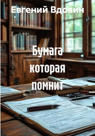 Бумага которая помнит. Евгений Вдовин