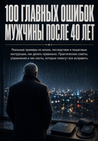 100 главных ошибок мужчины после 40 лет. Реальные примеры из жизни, последствия и пошаговые инструкции, как делать правильно. Практические советы, упражнения и чек-листы.. Михаил Щеглов