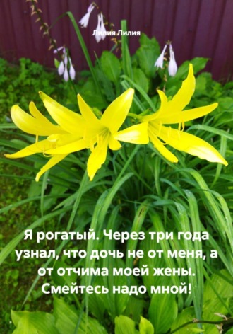 Я рогатый. Через три года узнал, что дочь не от меня, а от отчима моей жены. Смейтесь надо мной!. Лилия Лилия