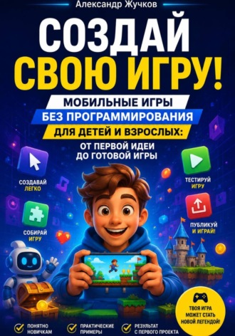 Александр Жучков. СОЗДАЙ СВОЮ ИГРУ! Мобильные игры без программирования для детей и взрослых: от первой идеи до готовой игры