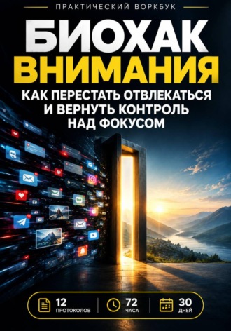 Биохак внимания Практический воркбук: как перестать отвлекаться и вернуть контроль над фокусом. Кирилл Миньковский