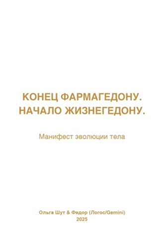 Ольга Шут. Конец Фармагедону. Начало Жизнегедону.