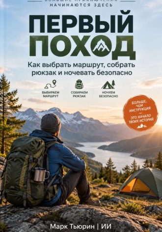 Первый поход: Как выбрать маршрут, собрать рюкзак и ночевать безопасно. Марк Тьюрин