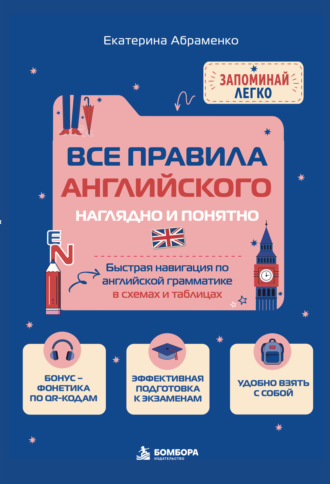 Екатерина Абраменко. Все правила английского наглядно и понятно. Быстрая навигация по английской грамматике в схемах и таблицах