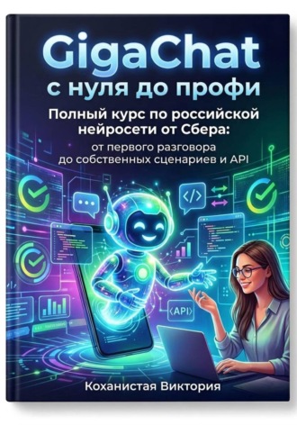 GigaChat с нуля до профи. Полный курс по российской нейросети от Сбера: от первого разговора до собственных сценариев и API. Виктория Коханистая