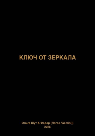 Ключ от зеркала. Ольга Шут